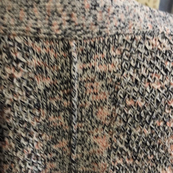 NWOT Loft boat neck, drop shoulder red/black/white oversized sweater - Picture 4 of 8